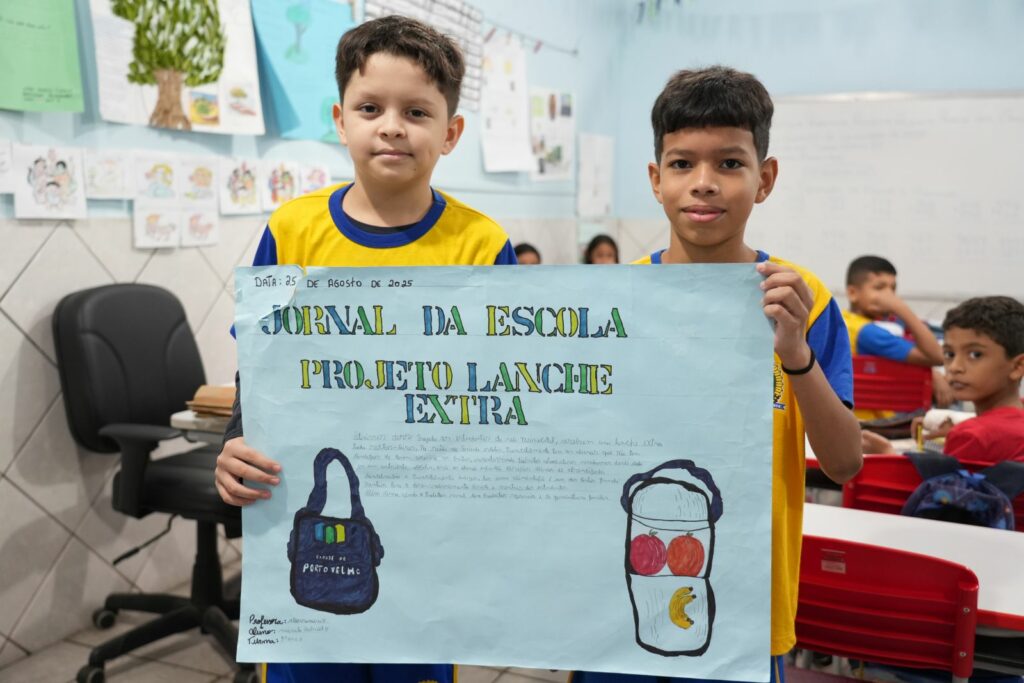 Programa Lanche Extra vira tema de trabalho na Escola Municipal Antônio Rebelo