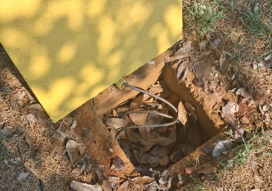 Praça Marise Castiel sofre furto de fios menos de 24h após inauguração