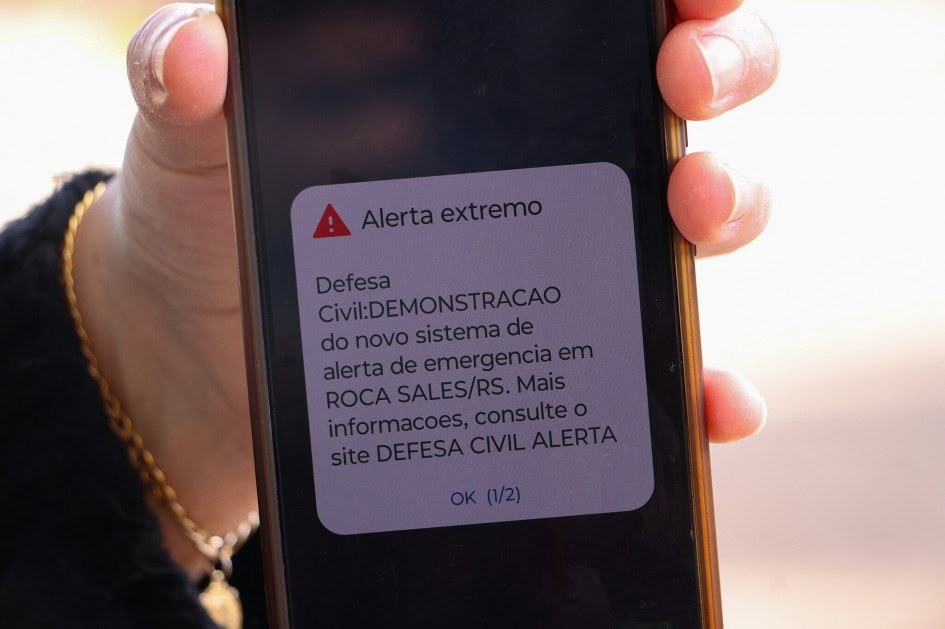 Quatro cidades do Acre em áreas de risco de desastres naturais terão simulação de alertas por celular a partir do próximo sábado, 20