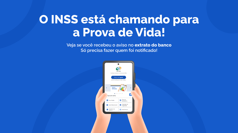 INSS notifica quatro milhões de pessoas para fazer a Prova de Vida