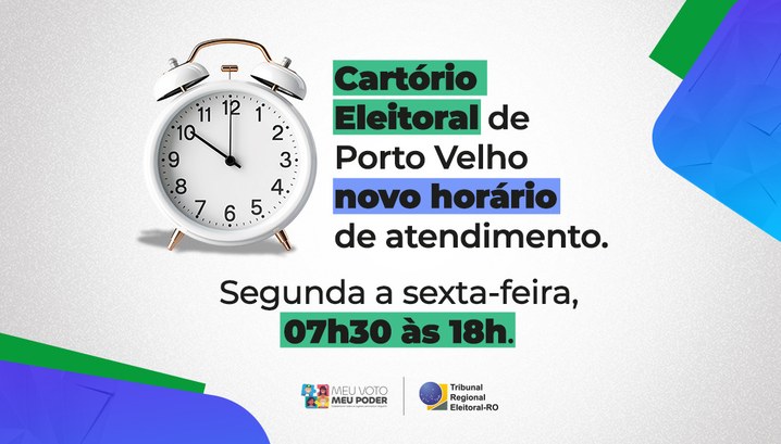 TRE-RO amplia horário de atendimento no Cartório Eleitoral de Porto Velho