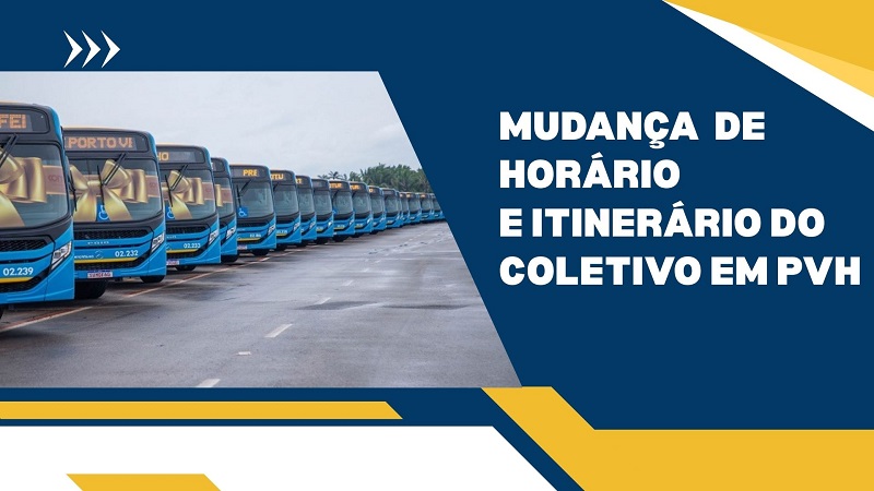 Linhas do transporte coletivo de Porto Velho passam por ajustes de horários e rotas