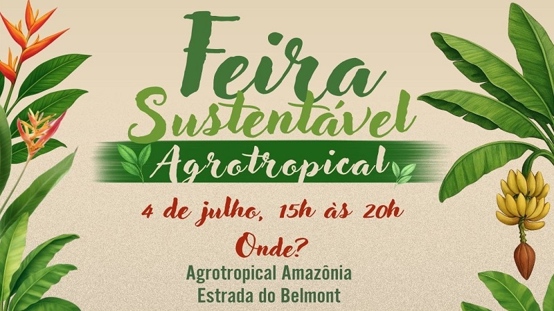 Feira Sustentável Agrotropical reúne produtores, artesãos e atrações culturais em Porto Velho